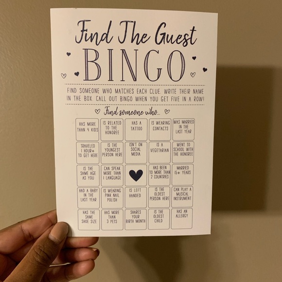 Find the Guest Bingo Game - Picture 3 of 4
